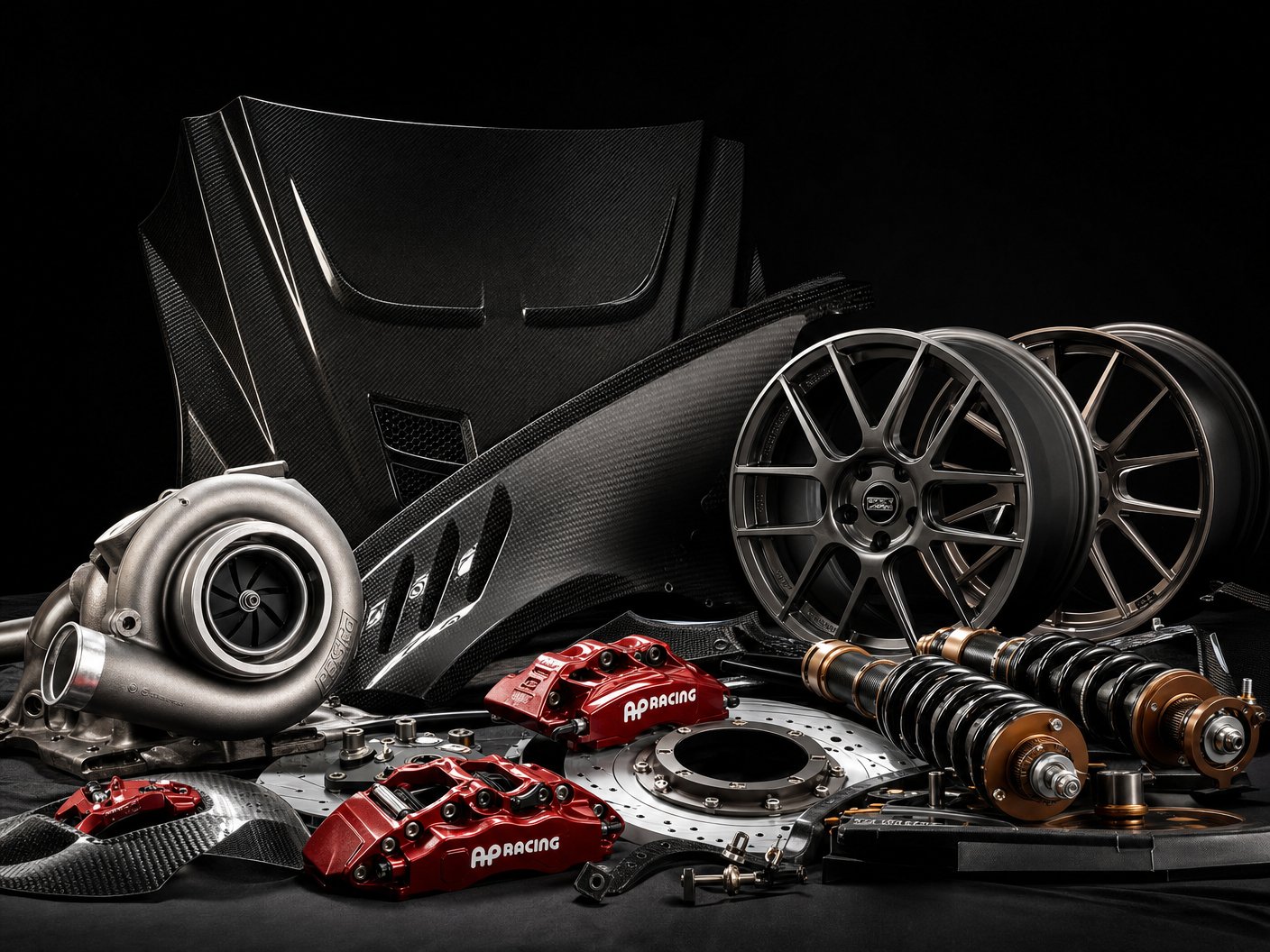 少妇配件 - Brembo GT 6活塞卡钳套件